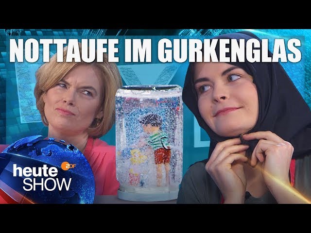 Schneekugeln selber machen – mit Hazel Brugger und Julia Klöckner | heute-show