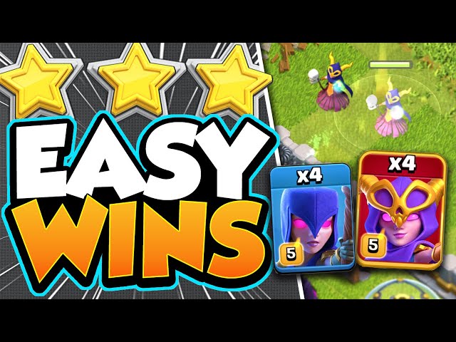 2 of the Easiest TH12 3 Star Armies Ever! How Super Witch is Used in Clash of Clans
