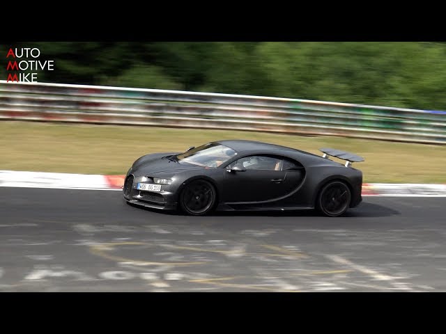 Bugatti Chiron testing at the Nürburgring
