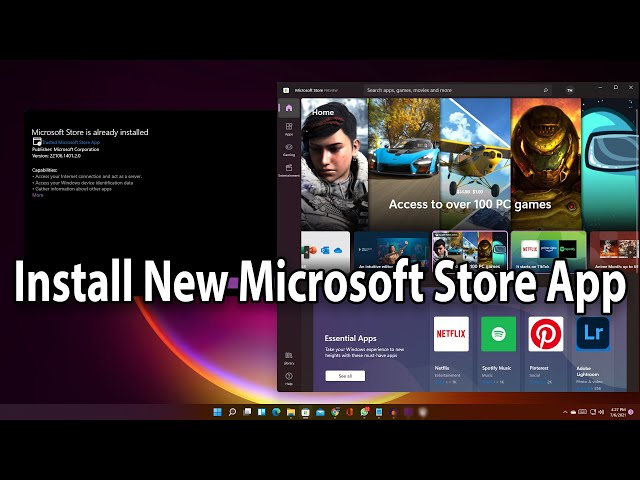 How to Get the New Microsoft Store App on Windows 11 & Enable Apps Auto Update