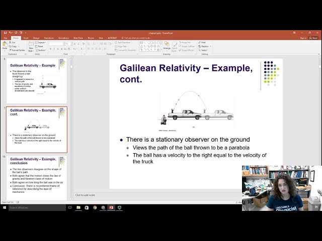 Galilean Relativity