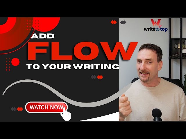 How to make English writing flow