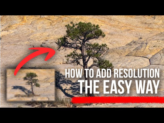 The EASY Way to Upsize or Add Resolution to your Photos