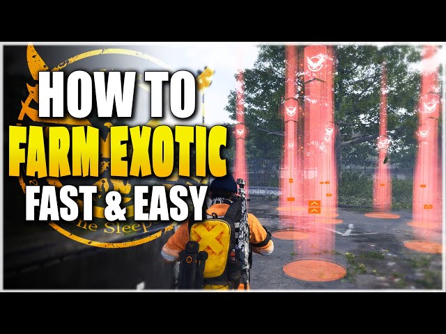 HOW TO FARM EXOTICS in The Division 2 - Exotic Caches, Best Farming Method, Target Loot Farm...