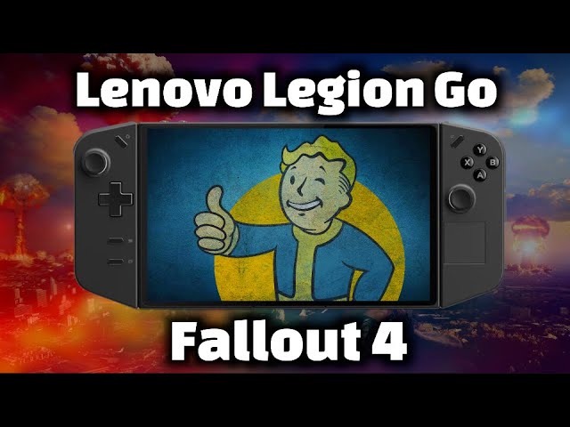 Fallout 4 - Lenovo Legion GO Performance! Crazy FPS! (1200p, 1600p)