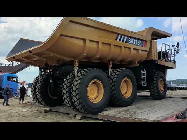 Truck Sany Skt 160 Unloading ~ Miningmovies