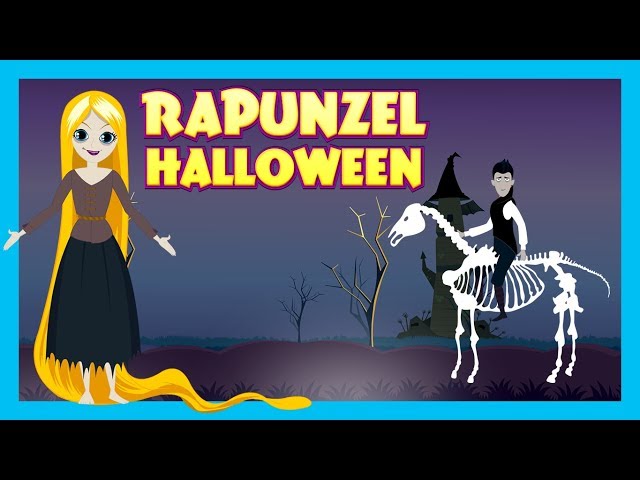 HALLOWEEN STORIES - RAPUNZEL || Rapunzel In Halloween Celebration Story || Kids Hut Stories