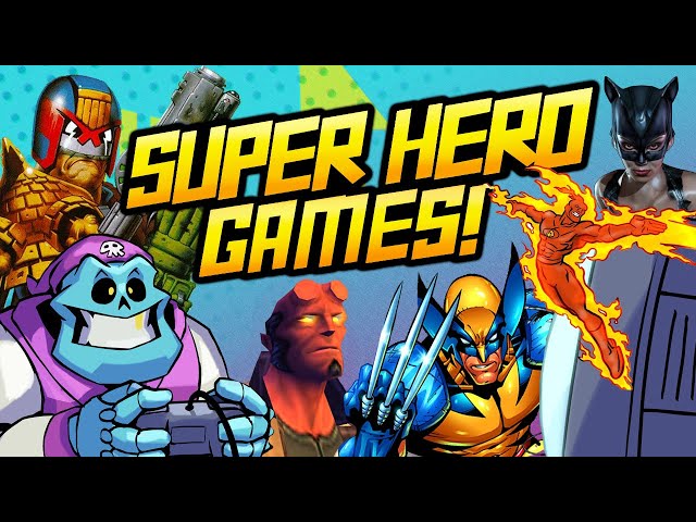 I played 20 super hero games I've NEVER heard of!