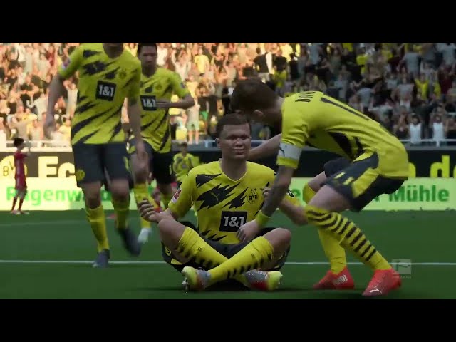 EA Sports FIFA 21 Bundesliga gameplay on Xbox Series X