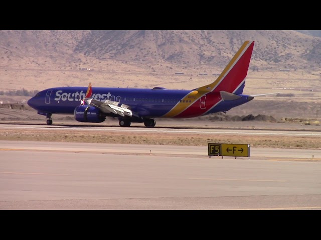 Albuquerque International Sunport Airport Planespotting Runway 3 Delta, Southwest, United, Allegiant