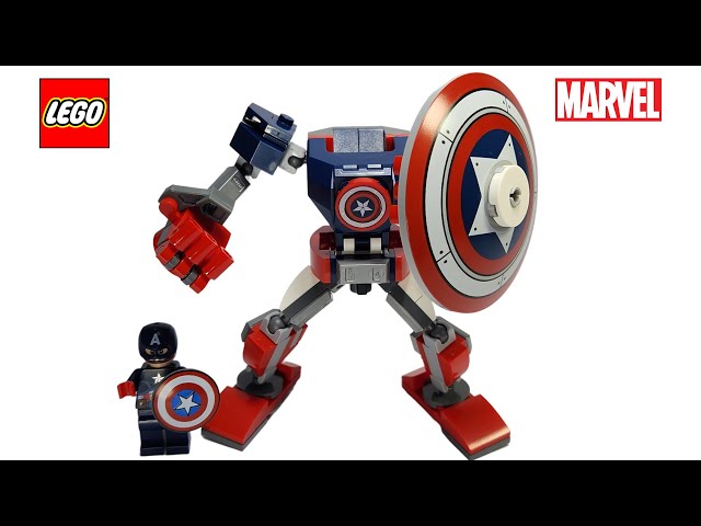 LEGO Marvel  Super Heroes - Captain America Mech - Speed build 76168