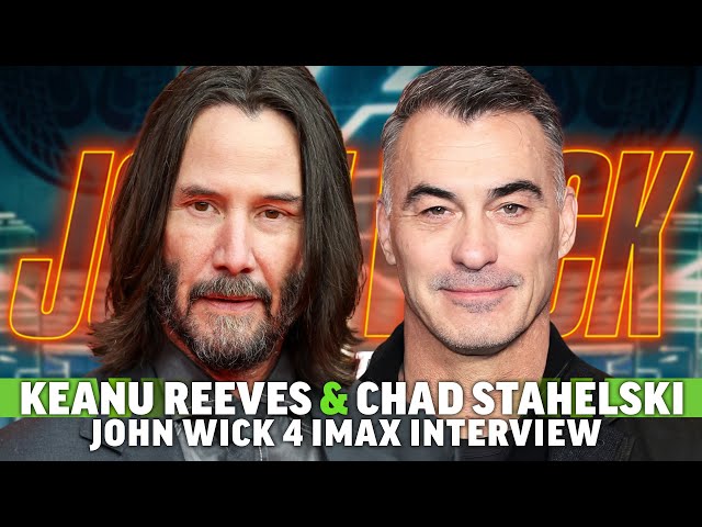 Keanu Reeves & Chad Stahelski on John Wick: Chapter 4 Stunts and THAT Staircase Scene
