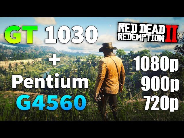 Red Dead Redemption 2 : GT 1030 + Pentium G4560