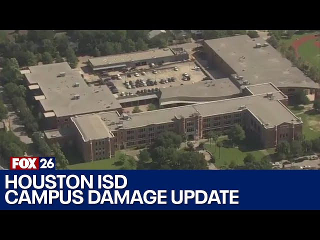 Houston ISD school damage update provided by superintendent