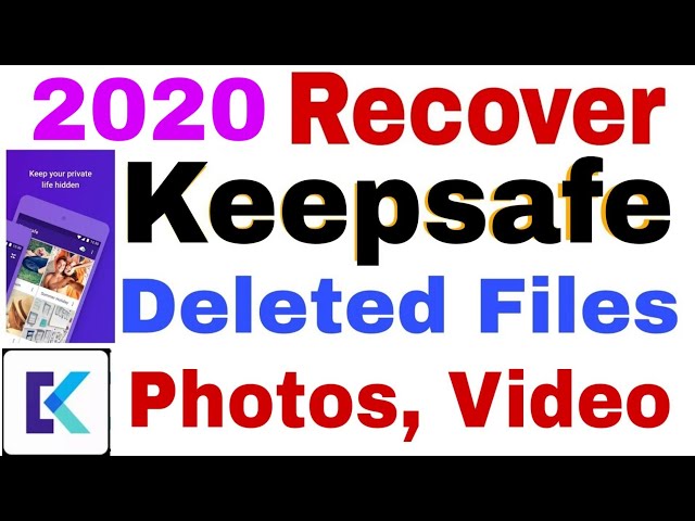 #Keepsafe Deleted Photos Recovery 2020 | how to Recover Deleted Photos & Videos in mobile in Hindi