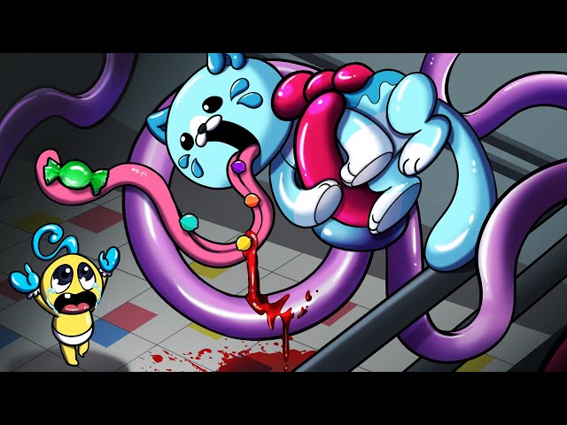 [Animation] Best Poppy Playtime Chapter 3 -Candy Cat Story-| Baby Long Legs Home Alone |SLIME CAT
