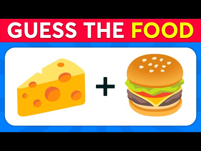 Guess The Food By Emoji | Food And Drink Emoji Quiz 🍔🍹 Quiz Galaxy