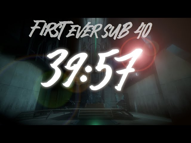 [FIRST EVER SUB 40] Half-life 2 Speedrun in 39:57 - WR