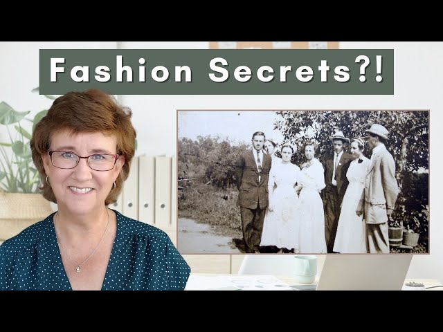 Unlock the Mysteries of Your Family Photos with Fashion!