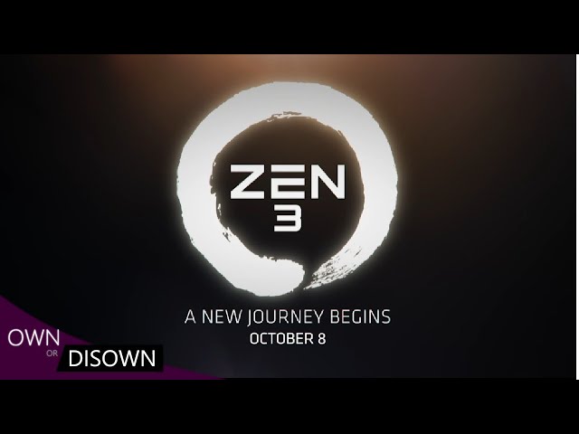 AMD Zen3 Live Stream
