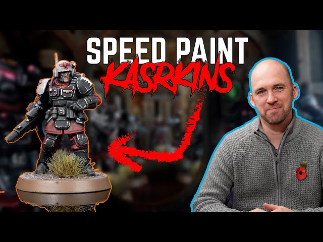 Speed Paint your Kasrkin  Kill Team with Peachy