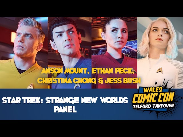 Star Trek: Strange New Worlds Panel - Anson Mount, Ethan Peck, Christina Chong & Jess Bush - Wales