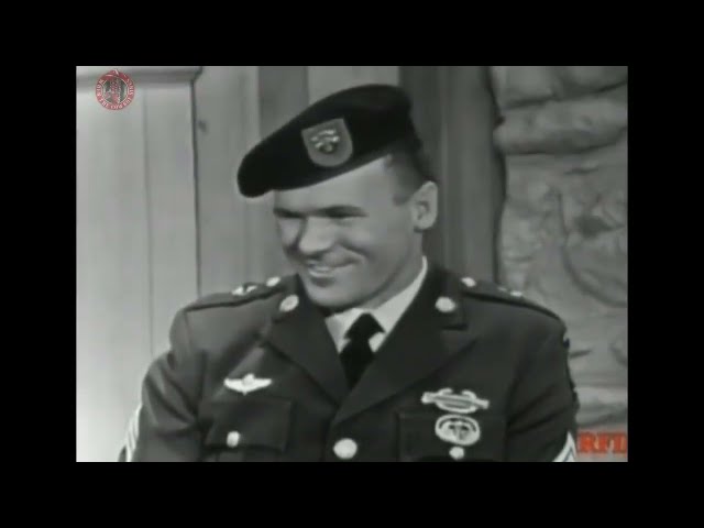 SSgt  Barry Sadler Interview 1966 (Sings his Hit "Ballad of the Green Berets")