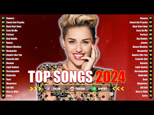 Top 40 Songs Of 2024 🍂 Best English Top Songs Playlist 2024 🍂 Clean Pop Playlist 2024