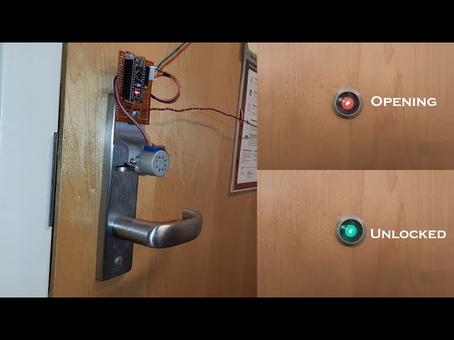 Building a device to unlock my door through the peephole