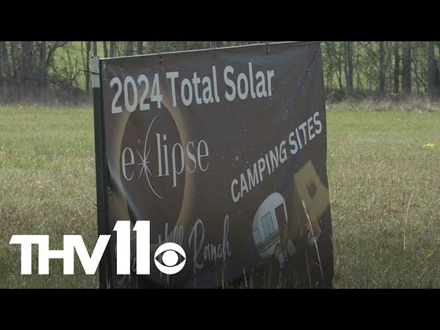 Arkansas farm rents out space for campers, RVs to watch total solar eclipse