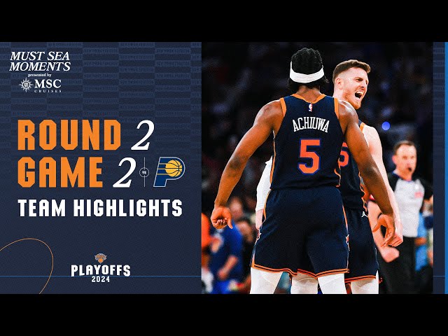 Knicks complete huge comeback to take Game 2! | Knicks vs Pacers | 2024 NBA Playoffs