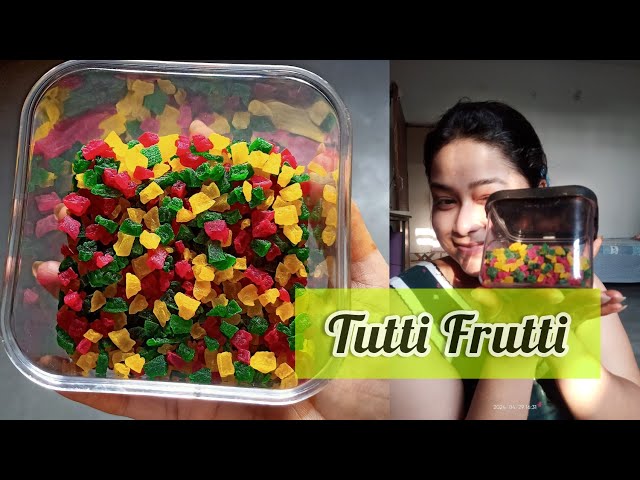 Tutti Frutti Recipe🍉😍 Stop throwing Watermelon Rinds and make these delicious Tutti Frutti at Home😋