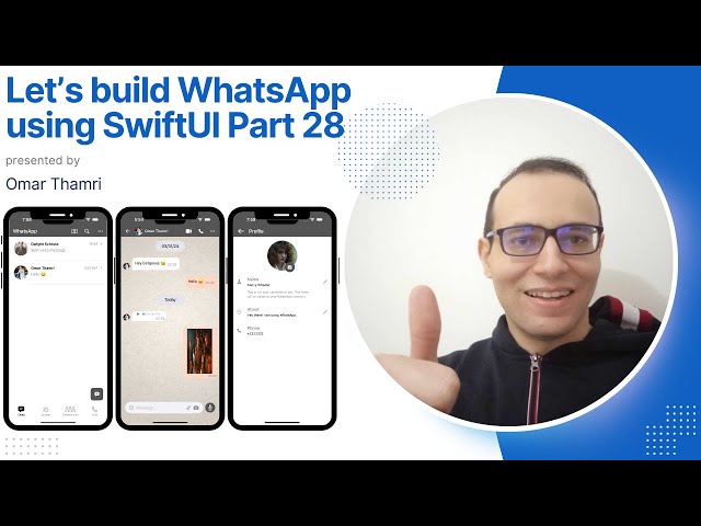 SwiftUI WhatsApp Clone - Firebase - Part 28 - Send & Display Video Message In Realtime