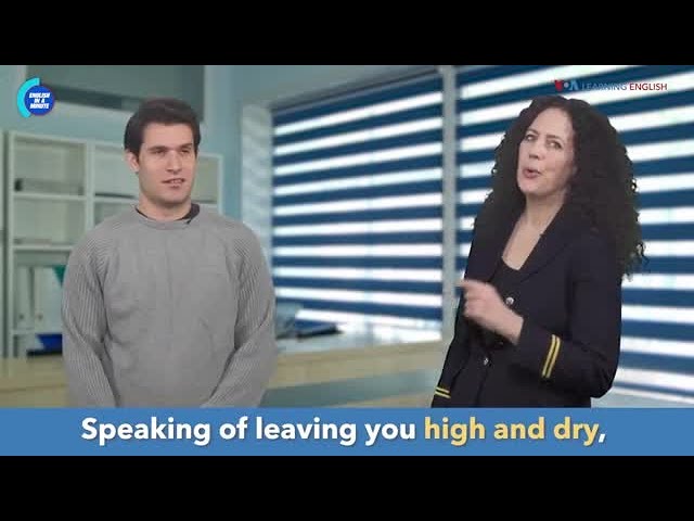 English in a Minute: High and Dry