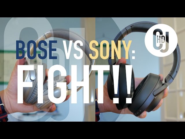 Battle of the Wireless Noise Cancelling Headphones: Bose vs Sony