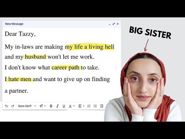 Big Sister Advice - Q&A (Career, Dating, and Evil In-Laws)