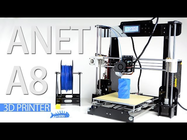 ANET A8 ASSEMBLY AND FIRST PRINTS