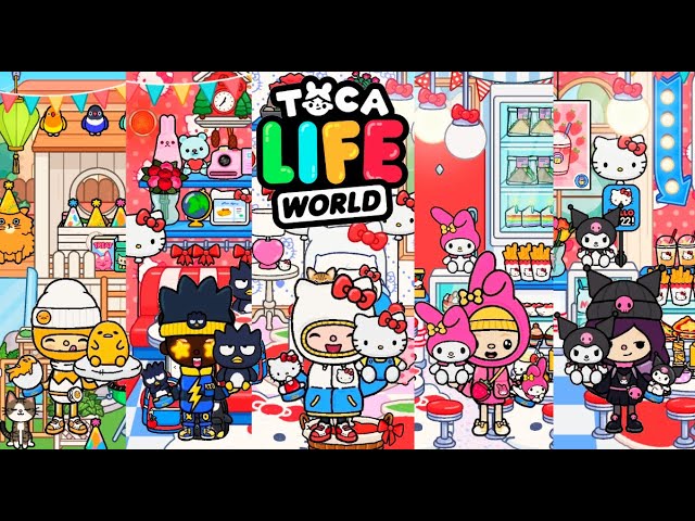 Hello Kitty Full House Design | Toca Life With Vienne 🌏 Toca Life World 🌎