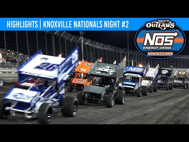 World of Outlaws NOS Energy Drink Sprint Cars, Knoxville Raceway August 11, 2022 | HIGHLIGHTS