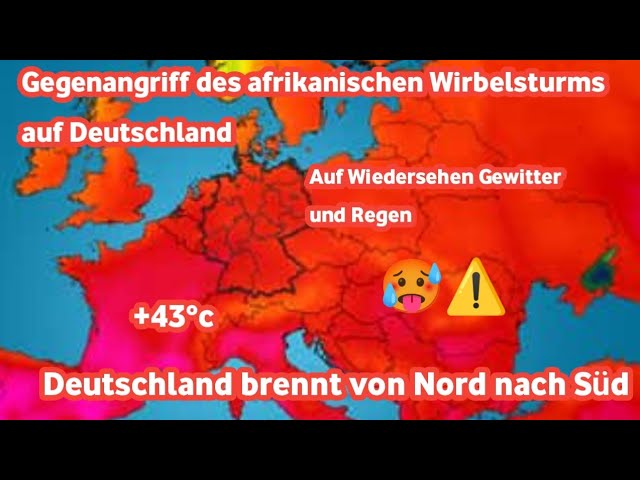 Dringende Warnung.  Der Sommer naht mit einer sengenden Hitzewelle in Deutschland