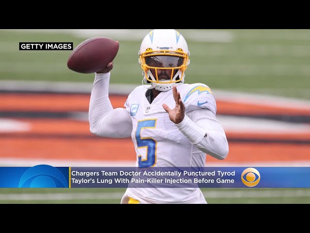 Report: Chargers Team Doctor Accidentally Punctured Tyrod Taylor's Lung With Pain-Killer Injection B