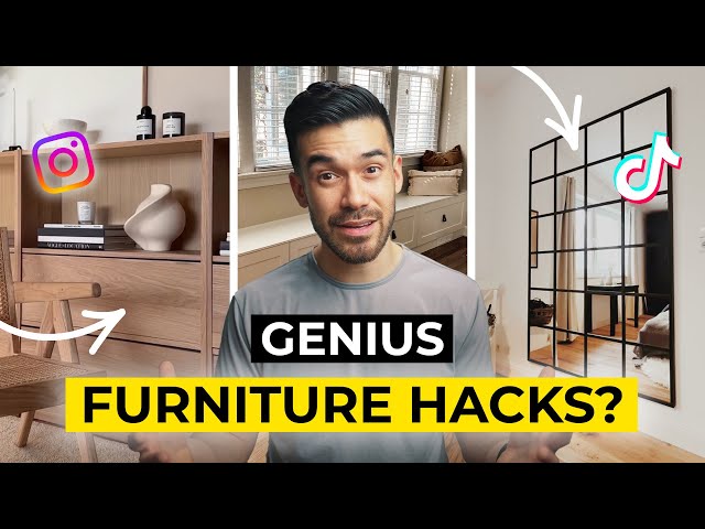Architect's TOP 10 Furniture Hacks for Small Homes