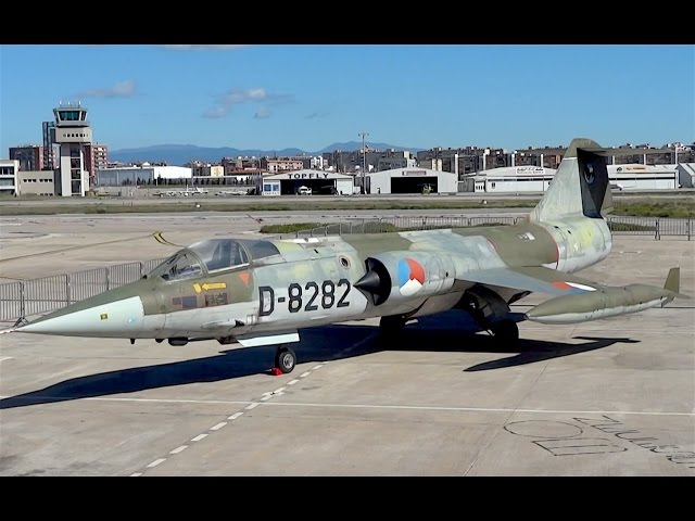 F-104 Starfighter de FPAC, en el Aeropuerto de Sabadell