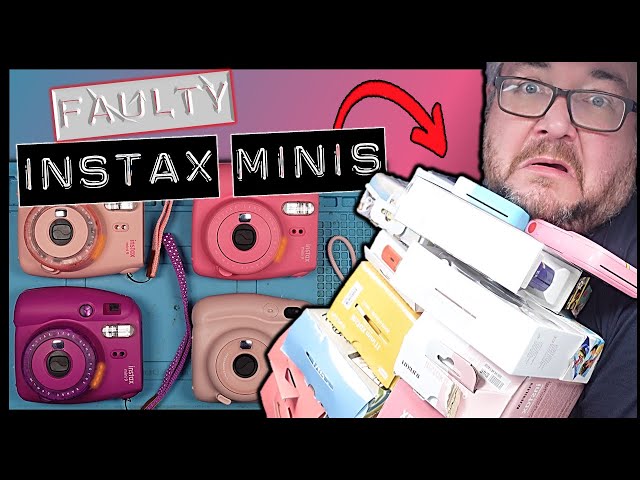 INSTAX Mini Cameras with FLASHING ORANGE Lights | Can I FIX It?