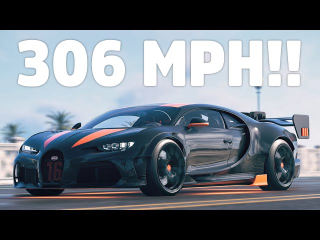Crew Motorfest - 300+MPH Widebody Bugatti Chiron (Fastest Hypercar?)