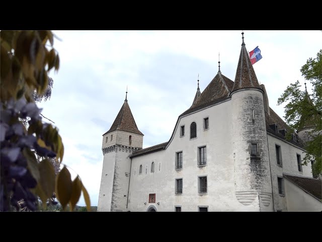 🇨🇭Switzerland, Nyon 💫 Reality film 💫 Road to Château de Nyon 💫 Les Colonnes romaines de Nyon 💫