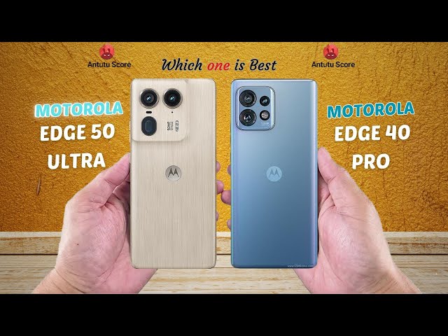 Motorola Edge 50 Ultra vs Motorola Edge 40 Pro