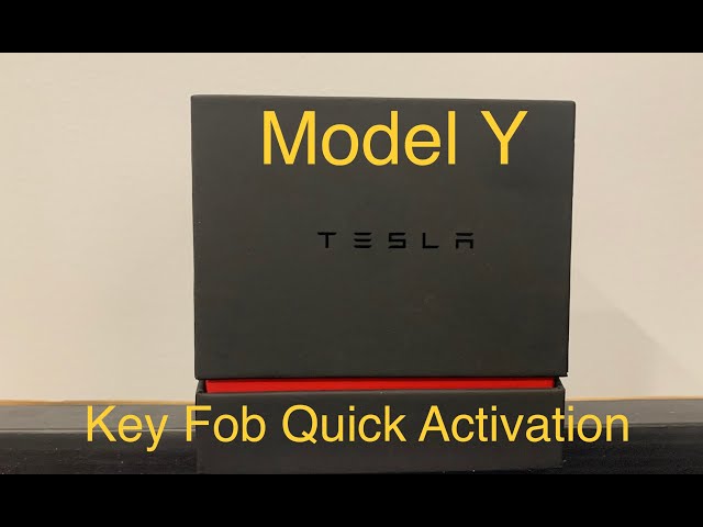 Model Y Key Fob activation