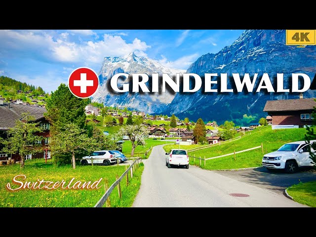 Grindelwald Switzerland 4K | Most Beautiful Swiss Village - swiss valley