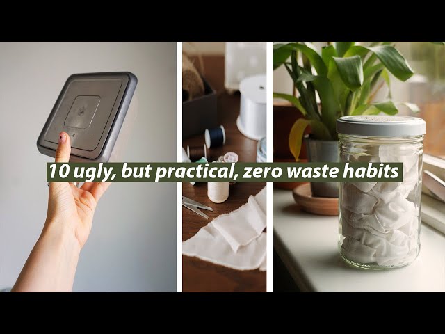 10 ugly sustainability habits pt 2 // realistic zero waste hacks (that are also free)